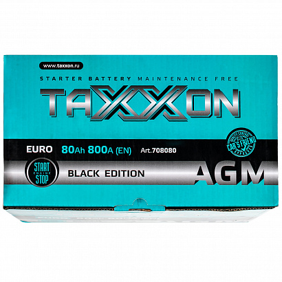TAXXON AGM EURO 80ah R+ (708080)