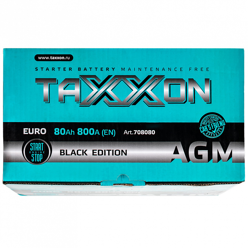 TAXXON AGM EURO 80ah R+ (708080)