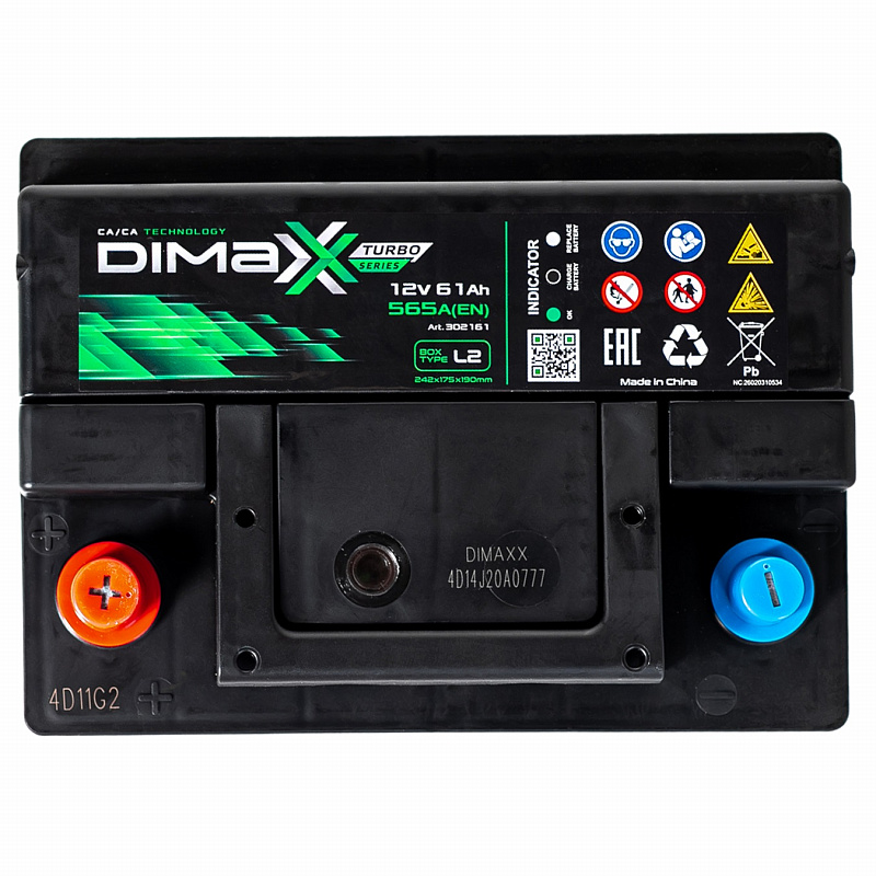 DIMAXX EURO 61ah L+ (302161)