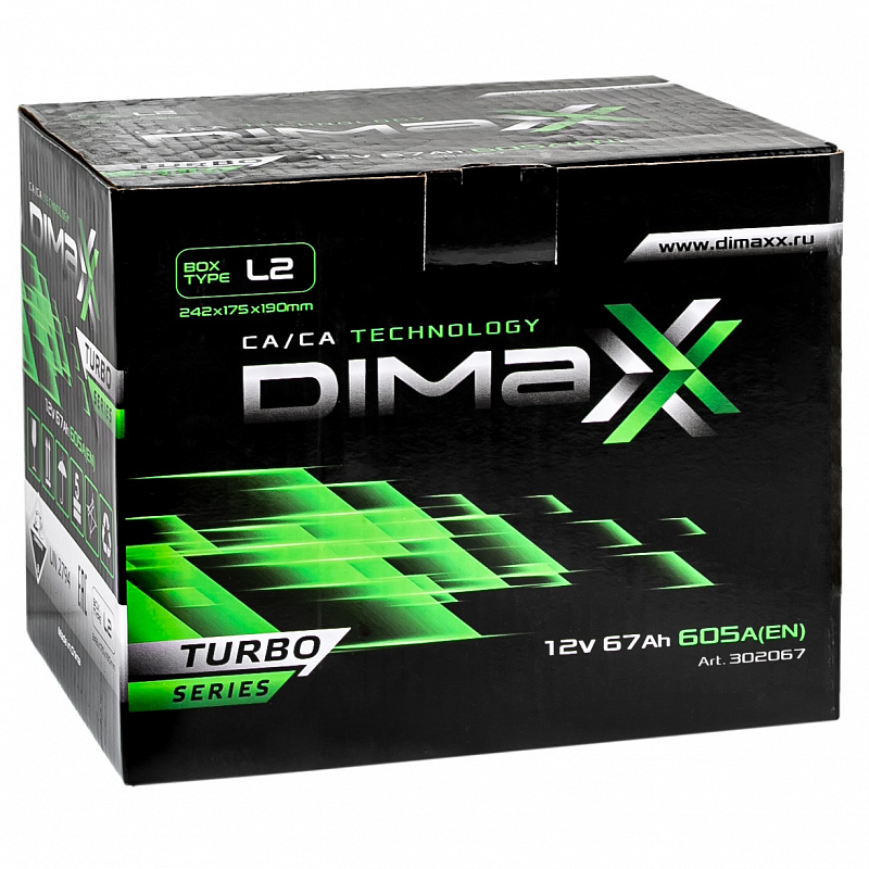 DIMAXX EURO 67ah R+ (302067)