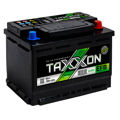 TAXXON EFB EURO 80ah R+ (706080)