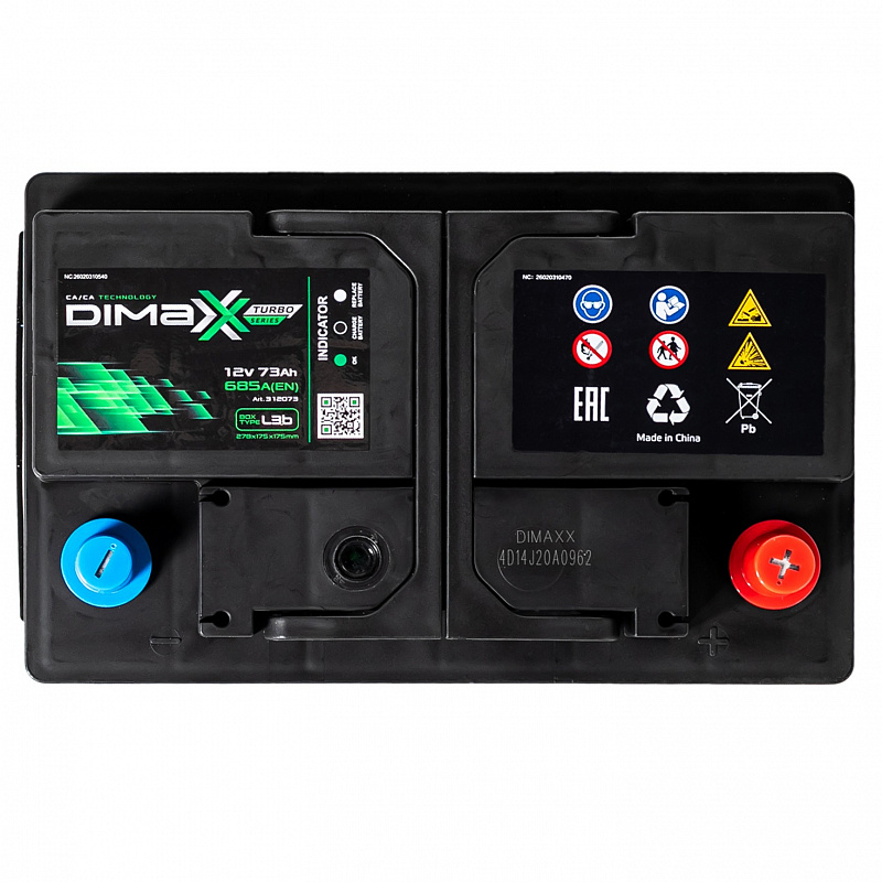 DIMAXX EURO 73ah R+ (312073)