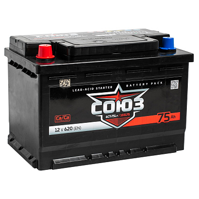 СОЮЗ 75ah L+ (103175)