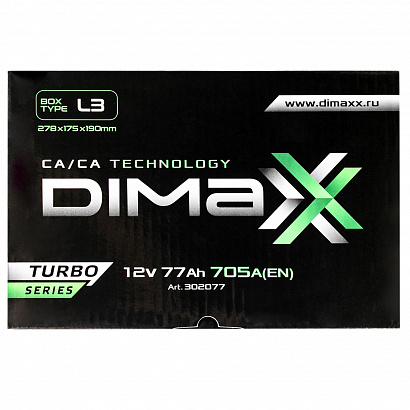 DIMAXX EURO 77ah R+ (302077)