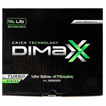 DIMAXX EURO 52ah R+ (302052)