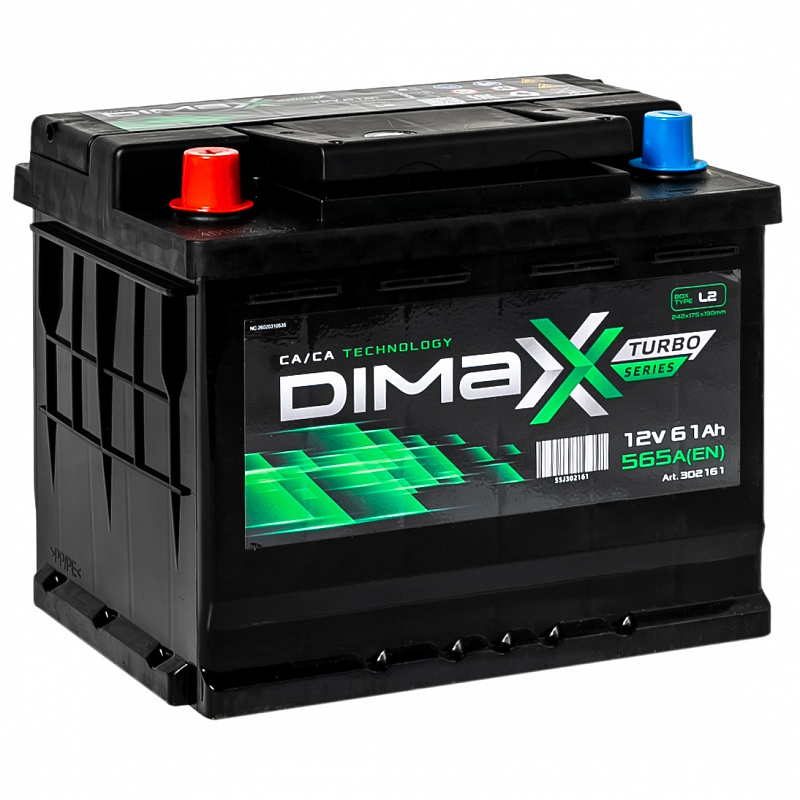 DIMAXX EURO 61ah L+ (302161)