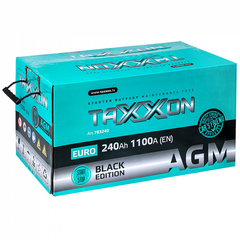 TAXXON AGM EURO 240ah L+ (783240)