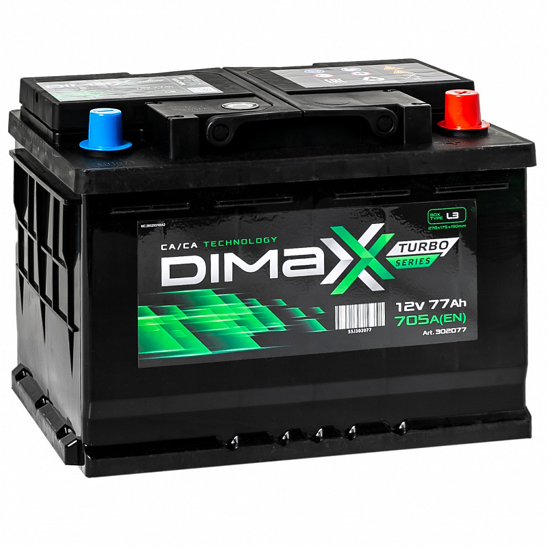 DIMAXX EURO 77ah R+ (302077)